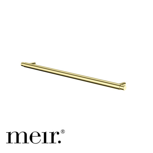 Meir Oppen Round Pull 328mm Tiger Bronze Cabinet Handle with Linear Knurled Finish for Kitchens and Bathrooms in Australia