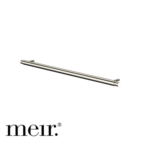 Meir Oppen Brushed Nickel Round Pull 328mm Cabinet Handle for Kitchen and Bathroom Cabinets in Australia