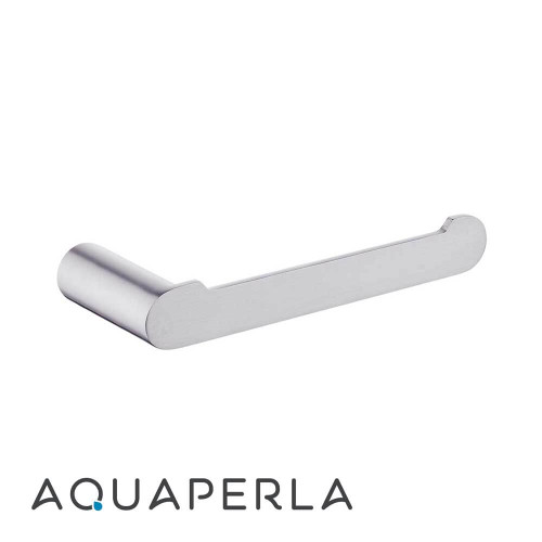 Aquaperla Rushy Brushed Nickel Toilet Paper Holder - Durable 304 Stainless Steel Wall Mounted Bathroom Accessory Sydney Melbourne Australia