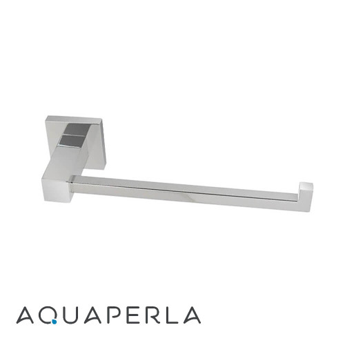 Aquaperla Blaze Chrome Single Wall Mounted Towel Rail Bar Australia Bathroom Accessory