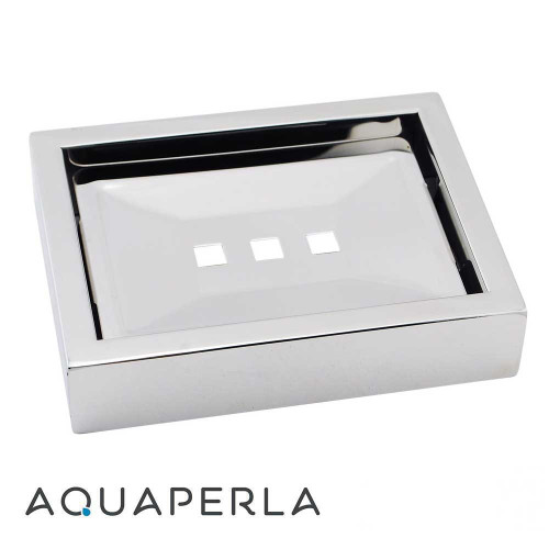 Modern Wall Mounted Chrome Soap Dish Holder for Bathroom Renovations Sydney Australia