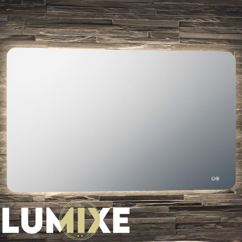 Lumixe Asta S 1800mm Large Rectangular Frameless Backlit LED Bathroom Mirror Australia