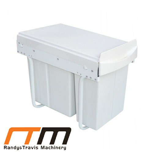 30L Slide-Out Double Bin Kitchen Waste Storage for Base Cabinets - Renovator Store Australia