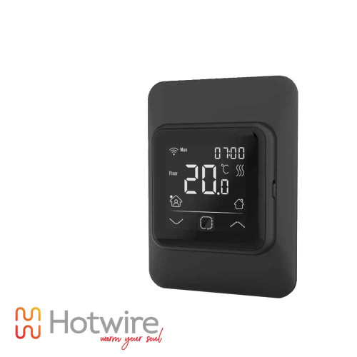 Minimalist WiFi Enabled Smart Touch Screen Thermostat for Electric Underfloor Heating Australia