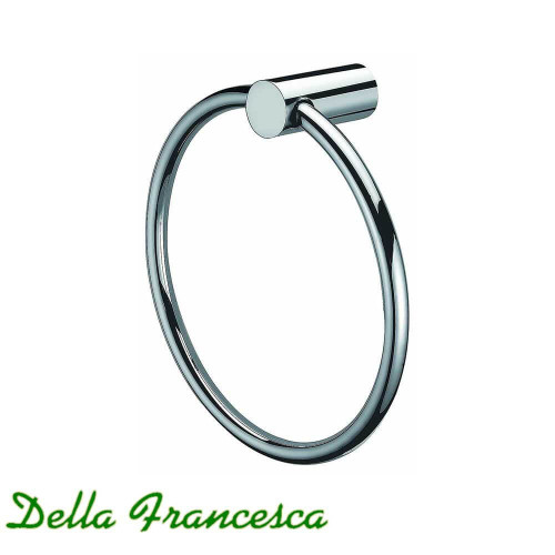 Della Francesca Stainless Steel Hand Towel Ring 165mm, Minimalist Wall Mounted Circular Bathroom Accessory, Australia