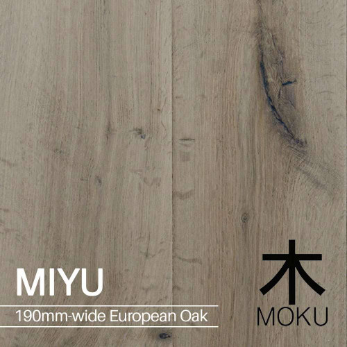 Moku Miyu Engineered European Oak Floorboard 190mm Wide Grey Beige Timber Flooring Gold Coast Australia