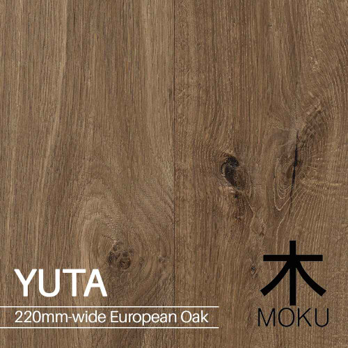 Moku Yuta 220mm Engineered European Oak Wood Floorboards Wide Plank Timber Flooring Australia