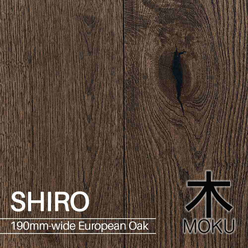 Moku Shiro Pre-Finished Engineered European Oak Floorboard in 190mm Wide Plank for Australian Home Interiors
