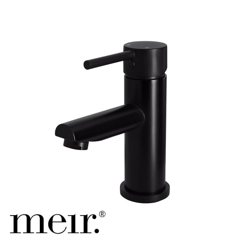 black basin tapware