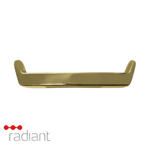 Radiant Vertical Round Bar Hook Accessory in Light Gold PVD finish for modern Australian bathroom towel rails.