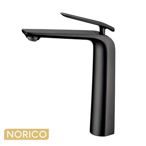 Norico Esperia Gunmetal Grey Tall Basin Mixer Tap for modern bathroom renovations in Australia