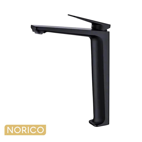 Norico Cavallo Matte Black Tall Basin Mixer Tap for Modern Designer Bathrooms Australia
