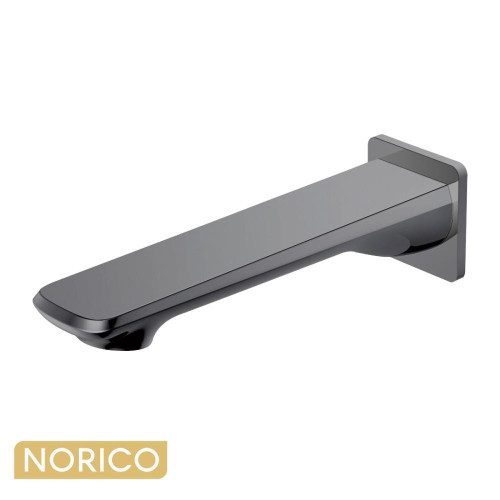 Norico Esperia Gun Metal Grey Wall Mounted Waterfall Bath Spout for Australian Bathrooms