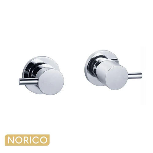 Norico Pentro Polished Chrome Round Shower Mixer Tap for Modern Australian Bathrooms