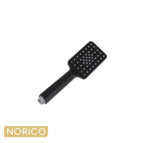 Norico Esperia Matte Black Square Handheld Shower Head Modern Bathroom Tapware Australia