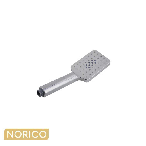 Norico Esperia Brushed Nickel Square 3 Functions Rainfall Handheld Shower Head Australia