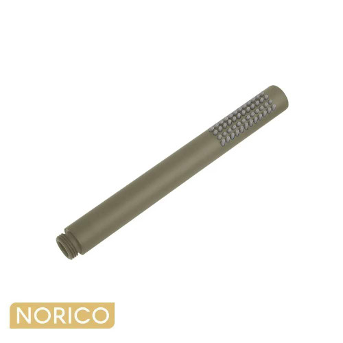 Norico Pentro Brushed Nickel Round Handheld Shower Head for Modern Australian Bathrooms
