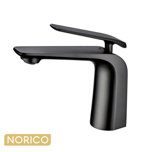 Norico Esperia Gun Metal Grey Basin Mixer, Modern Bathroom Tapware, Melbourne Australia