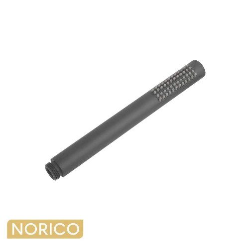 Norico Pentro Gunmetal Grey Round Handheld Shower Head Modern Bathroom Tapware Australia