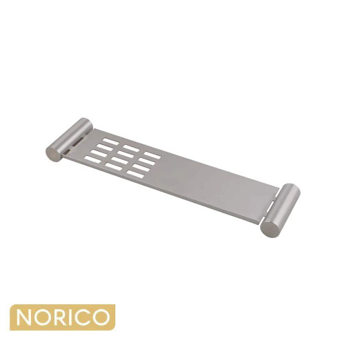 Norico Pentro Brushed Nickel Stainless Steel Wall Mounted Bathroom Towel Shelf and Rack for Australian Homes