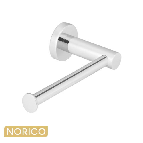 Pentro Polished Chrome Square Toilet Roll Holder, Durable 304 Stainless Steel Bathroom Accessory, Renovator Store Australia