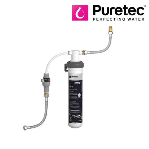 Puretec PureMix Z6 high flow inline undersink water filter system for mains water supply in Australia and New Zealand.