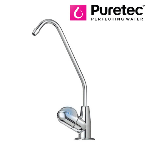Puretec DFU130 Chrome Designer Filter Faucet with Long Reach and LED Reminder Light for Kitchen Water Filtration Systems in Australia
