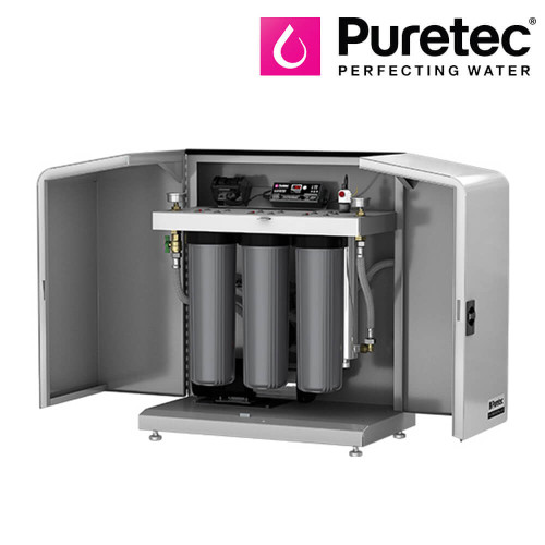 All-in-one whole house water filtration system with pump and mains-to-rain controller for sustainable home water solutions in Australia.