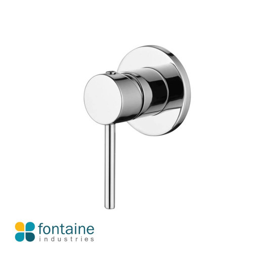 Rosa Wall Bath Mixer Chrome - Stylish Round Bathroom Tapware Australia