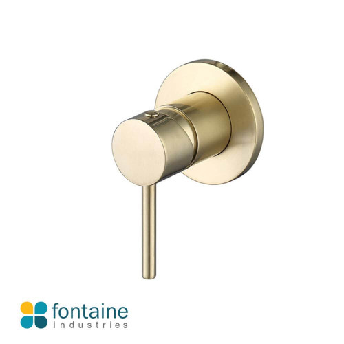 Brushed Rose Gold Wall Mounted Bath Mixer Tap for Modern Australian Bathrooms