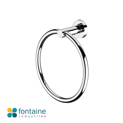 Chrome Rosa Hand Towel Ring Holder for Modern Bathrooms in Australia