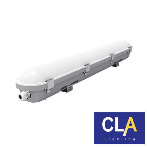 Shieldtri 600mm Waterproof LED Batten Light by CLA Lighting for Outdoor Use in Australia - Front View