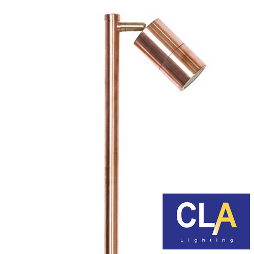 Copper Garden Spike Light for Outdoor In-Ground Lighting Australia