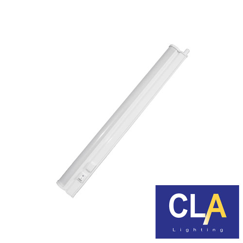 CLA Lighting Linktri 310mm LED T5 Linkable Batten Light with Tri-Colour CCT and Slimline Design for Australian Indoor Utility Lighting
