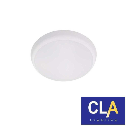 CLA Lighting 15W Waterproof LED Tri-Colour Dimmable Round Oyster Ceiling Light IP54 for Modern Australian Homes