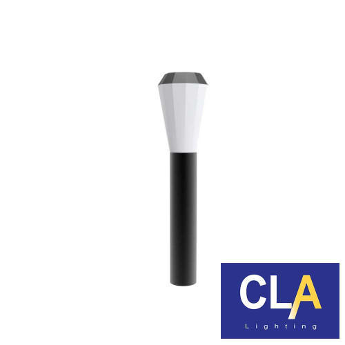 Modern Dark Grey CLA Lighting GEB Tapered LED Bollard Light 13W 3000K IP54 for Australian Gardens and Driveways