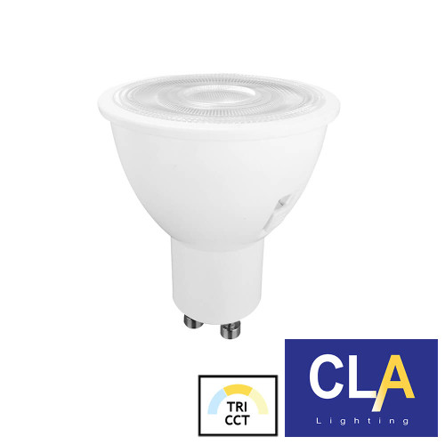 6W LED GU10 Tri-Colour Globe with 60 Degree Beam Angle and Non-Dimmable Design for Energy Efficient Lighting in Australia