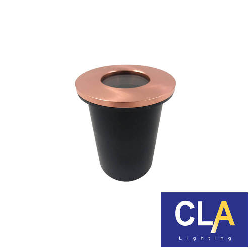 CLA Lighting IGM Round Solid Copper Exterior Recessed Inground Up Light with IP67 Waterproof Rating for Australian Outdoor Landscapes