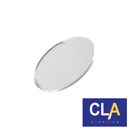 CLA Lighting Zone Track Light Head Beam Shaping Filter in Wide and Short beam pattern for indoor feature lighting in Australia.