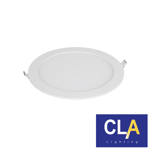 CLA SLICKTRI Round Ultra Slim White LED Dimmable Recessed Downlight with Tri-CCT for Australian Homes and Businesses