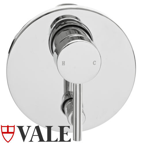 Vale Molla Chrome Wall Mounted Shower Mixer with Diverter for Australian bathrooms