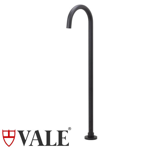Modern Matte Black Floor Mounted Bath Spout for Contemporary Australian Bathrooms