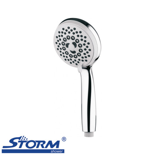 Lotus 5-Function Chrome Hand Shower Head for Modern Australian Bathrooms