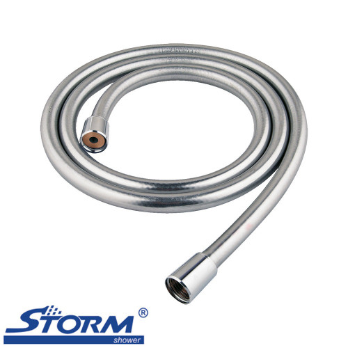 Flexi Hand Shower Hose 1.5m Silver PVC Durable Bathroom Fitting - Renovator Store Australia
