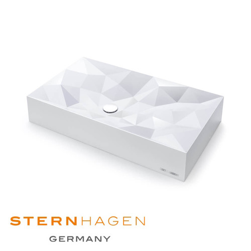 Modern Kristall Glossy White Quartz Above Counter Bathroom Basin by Sternhagen available at Renovator Store Australia.
