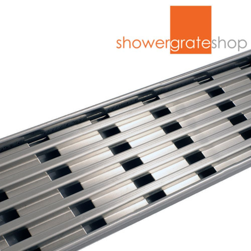 Modern Stainless Steel Technika Linear Shower Grate for Australian Bathroom Renovation
