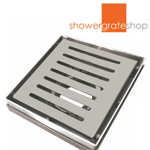 Modern Metro Stainless Steel Square Tile Insert Shower Drain for Australian Bathrooms