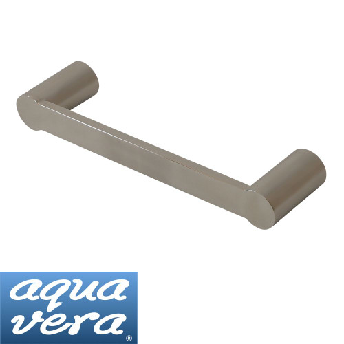 Aqua Vera Pearl 300mm Polished Stainless Steel Hand Towel Rail for Modern Bathrooms in Australia