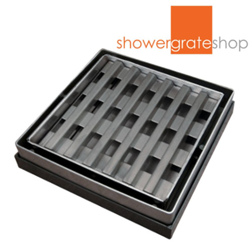 Modern Stainless Steel Square Tile Insert Shower Drain for Australian Bathrooms