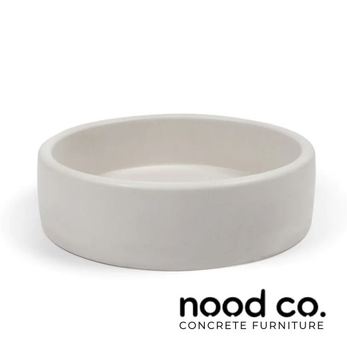 Handmade Ivory Round Concrete Basin, Surface Mounted Bathroom Sink Australia